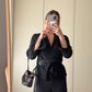 Black kimono blouse