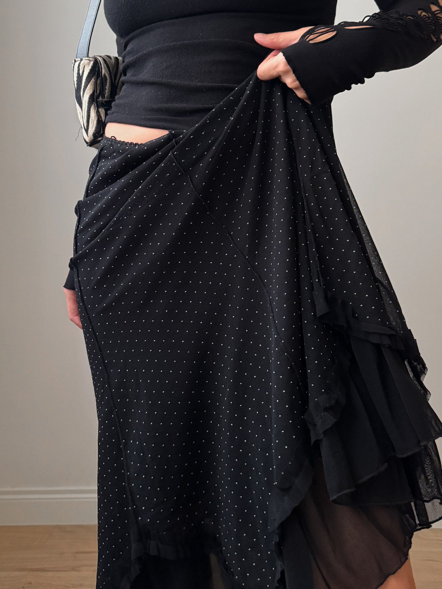 Stretch pois skirt