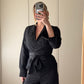 Black kimono blouse