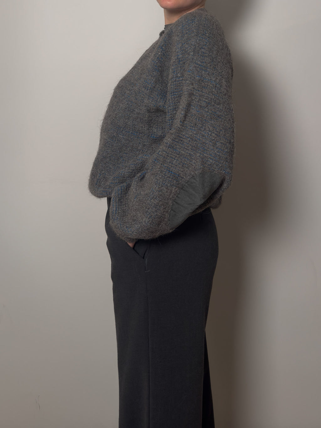 Pure wool grey pull