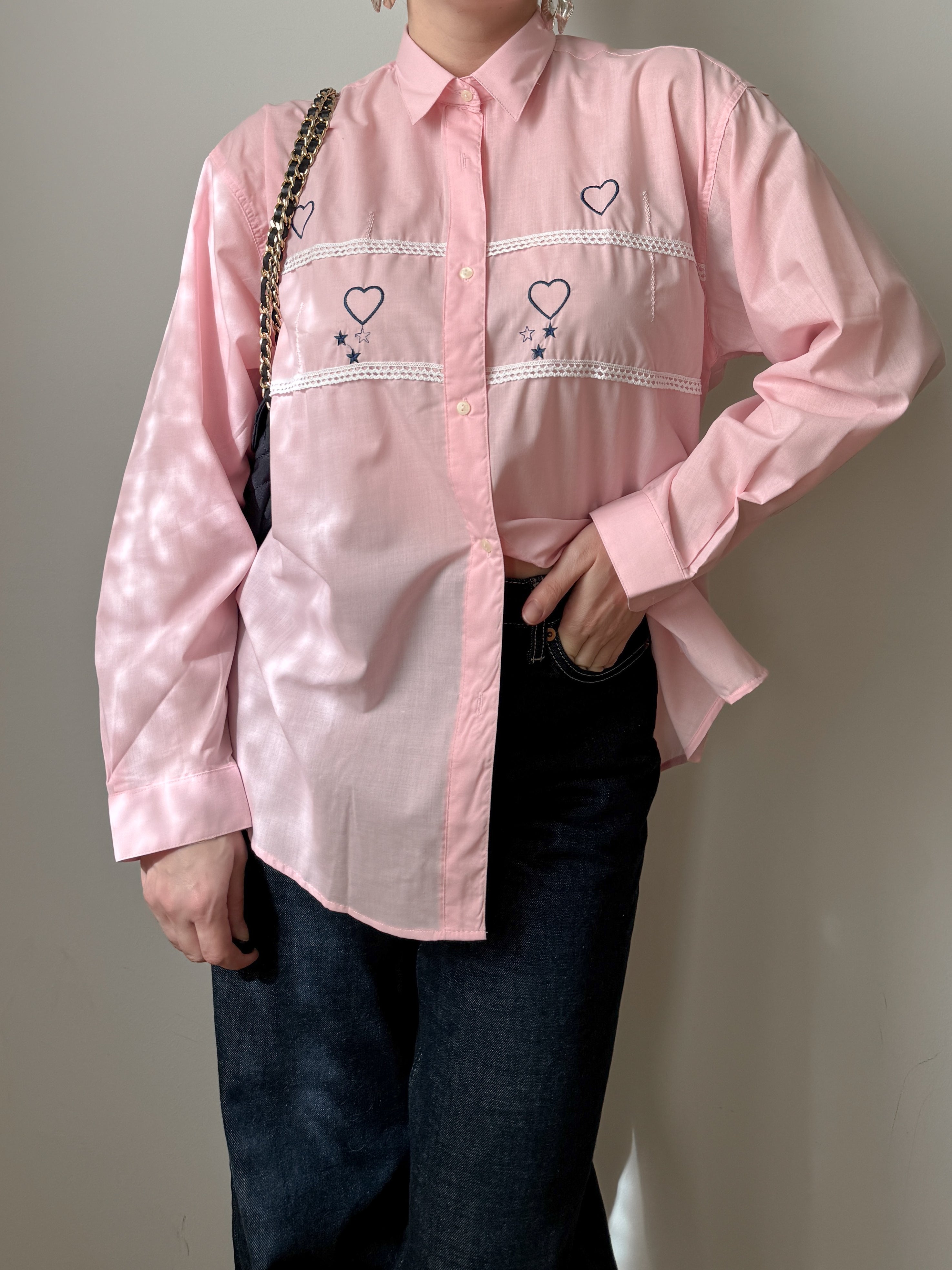 Pure cotton pink shirt