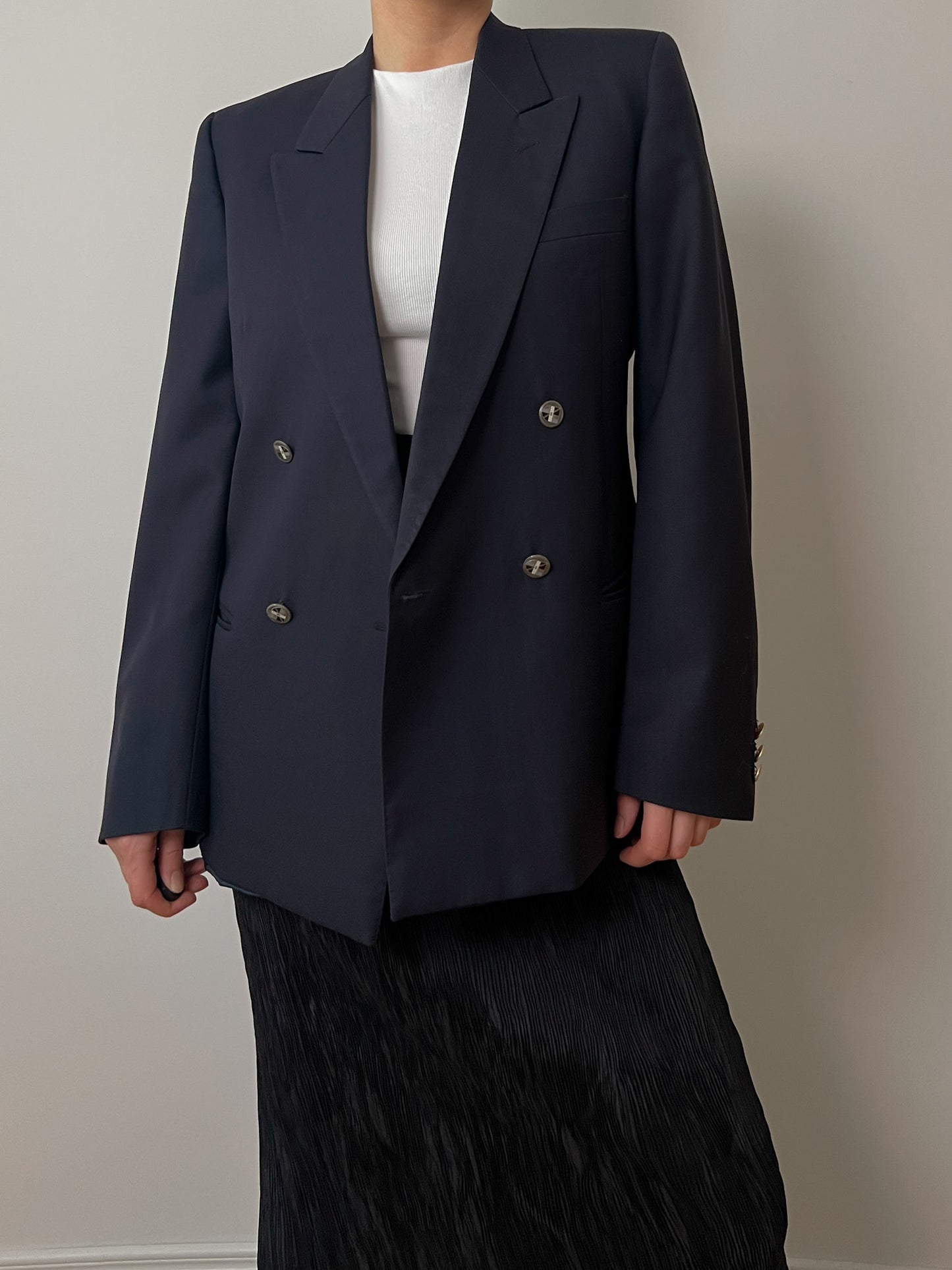 Pure virgin wool blue blazer