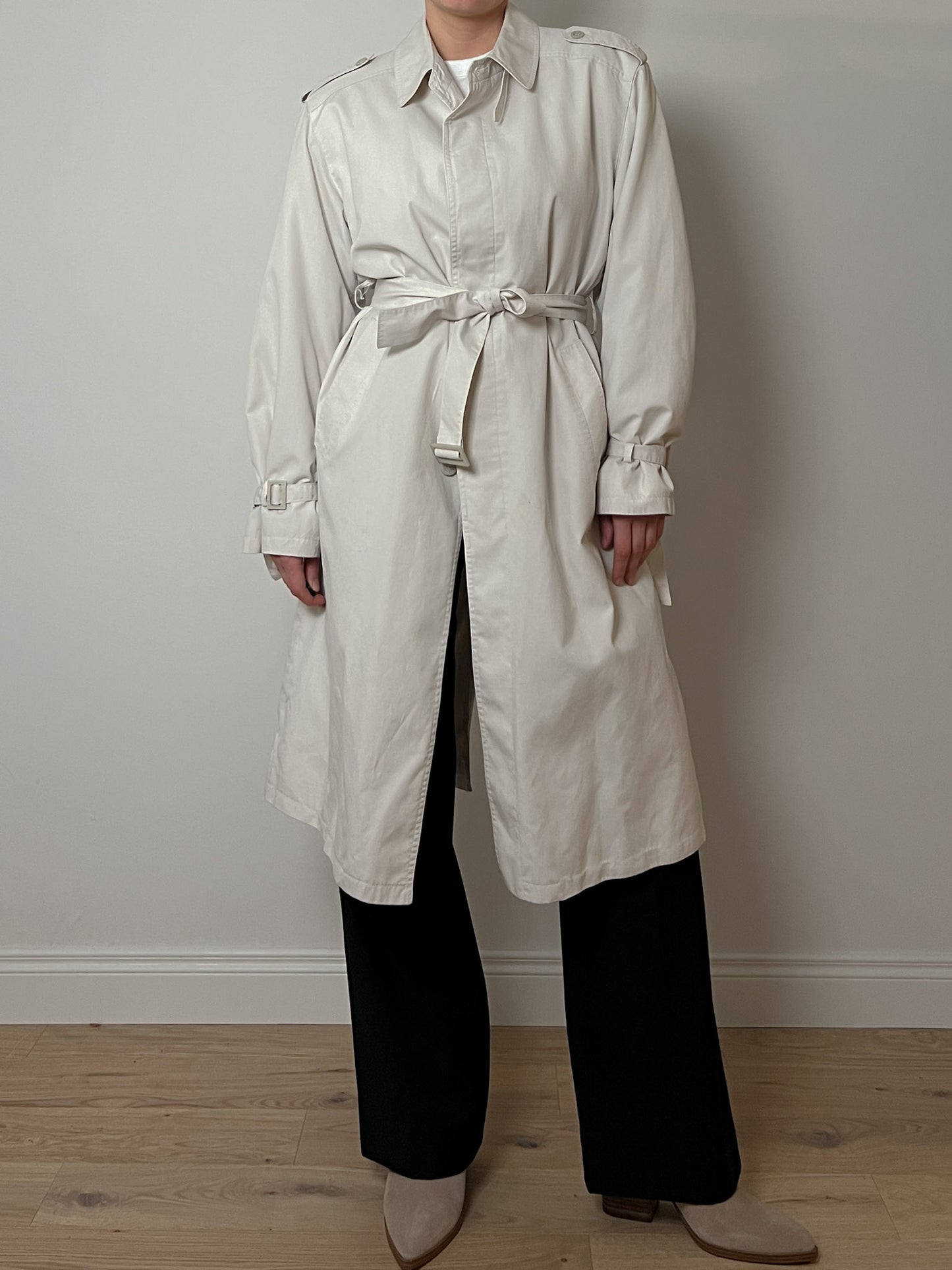 Classic ice trench coat