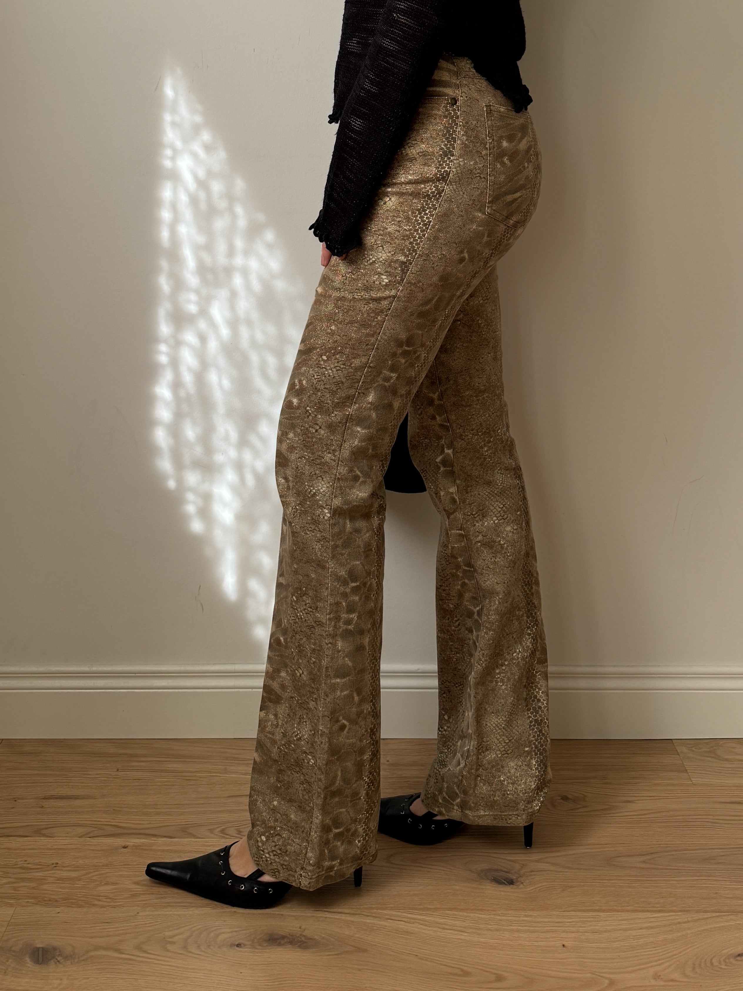 Cotton printed pants