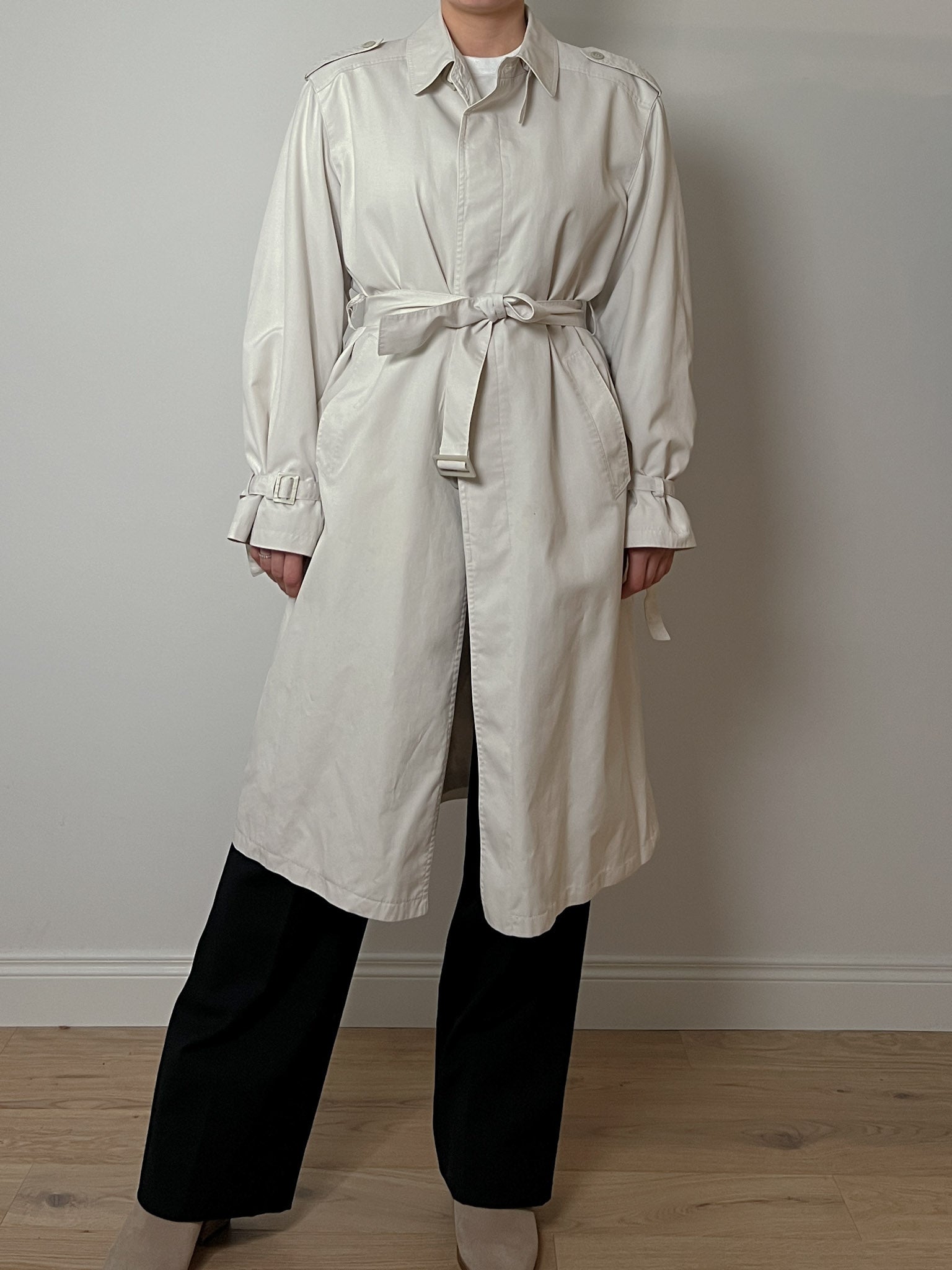 Classic ice trench coat