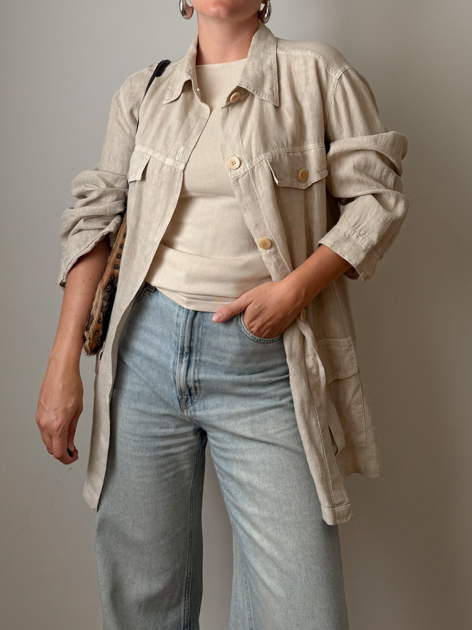 Pure linen sand saharan