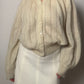 Pure wool ivory cardigan
