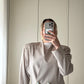 Cotton and viscose sand blazer