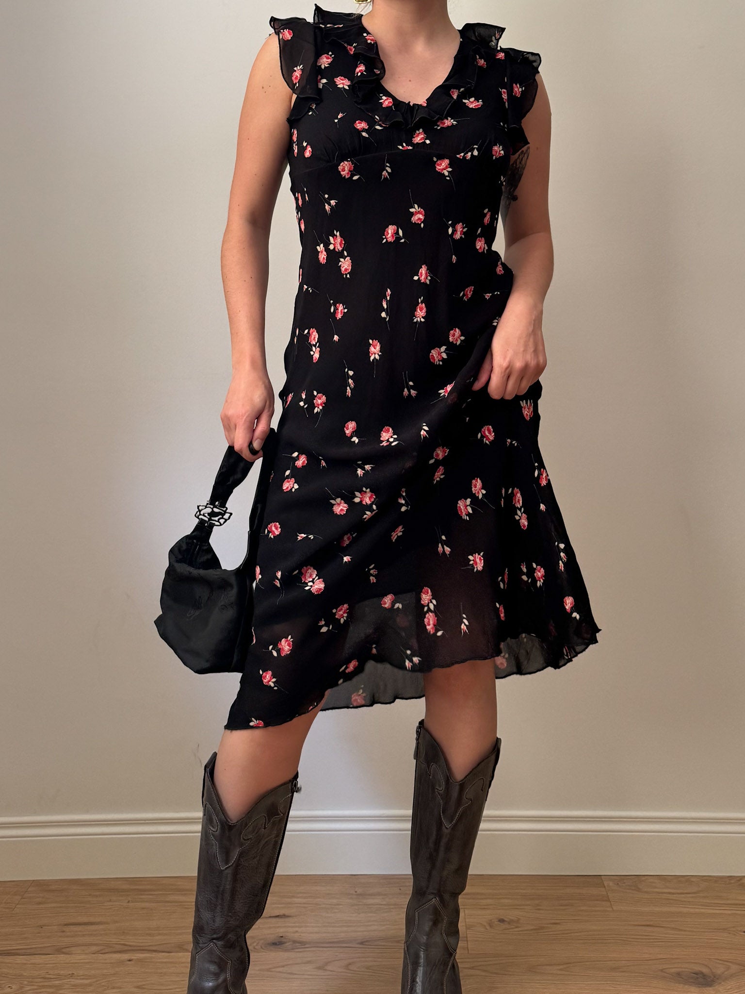 Viscose floral dress