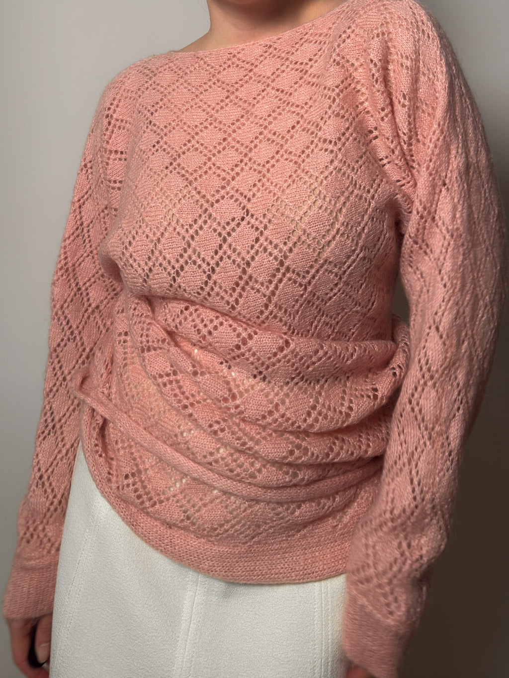 Pure wool pink dress/pull