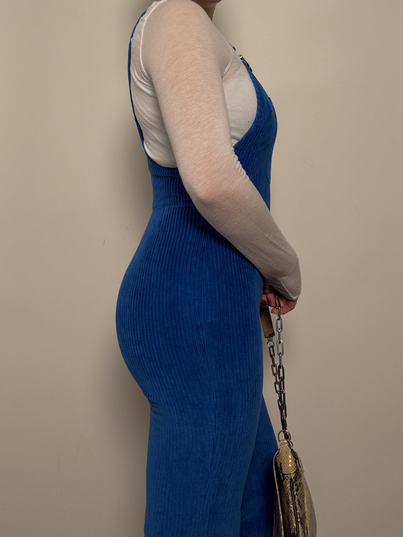 Gigi rizzi blue overalls