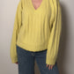 Wool blend yellow pull
