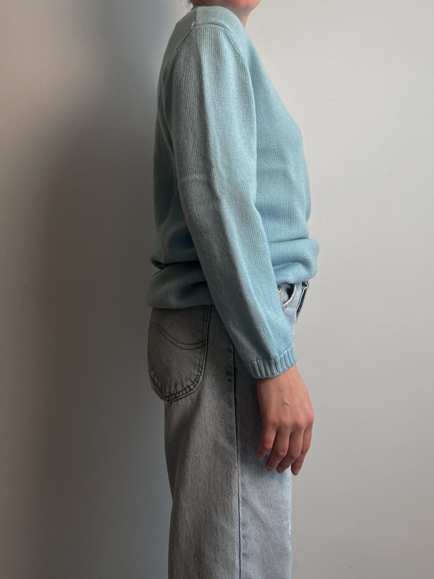 Merinos wool azure sweater