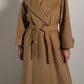 Pure camel wool camel  coat