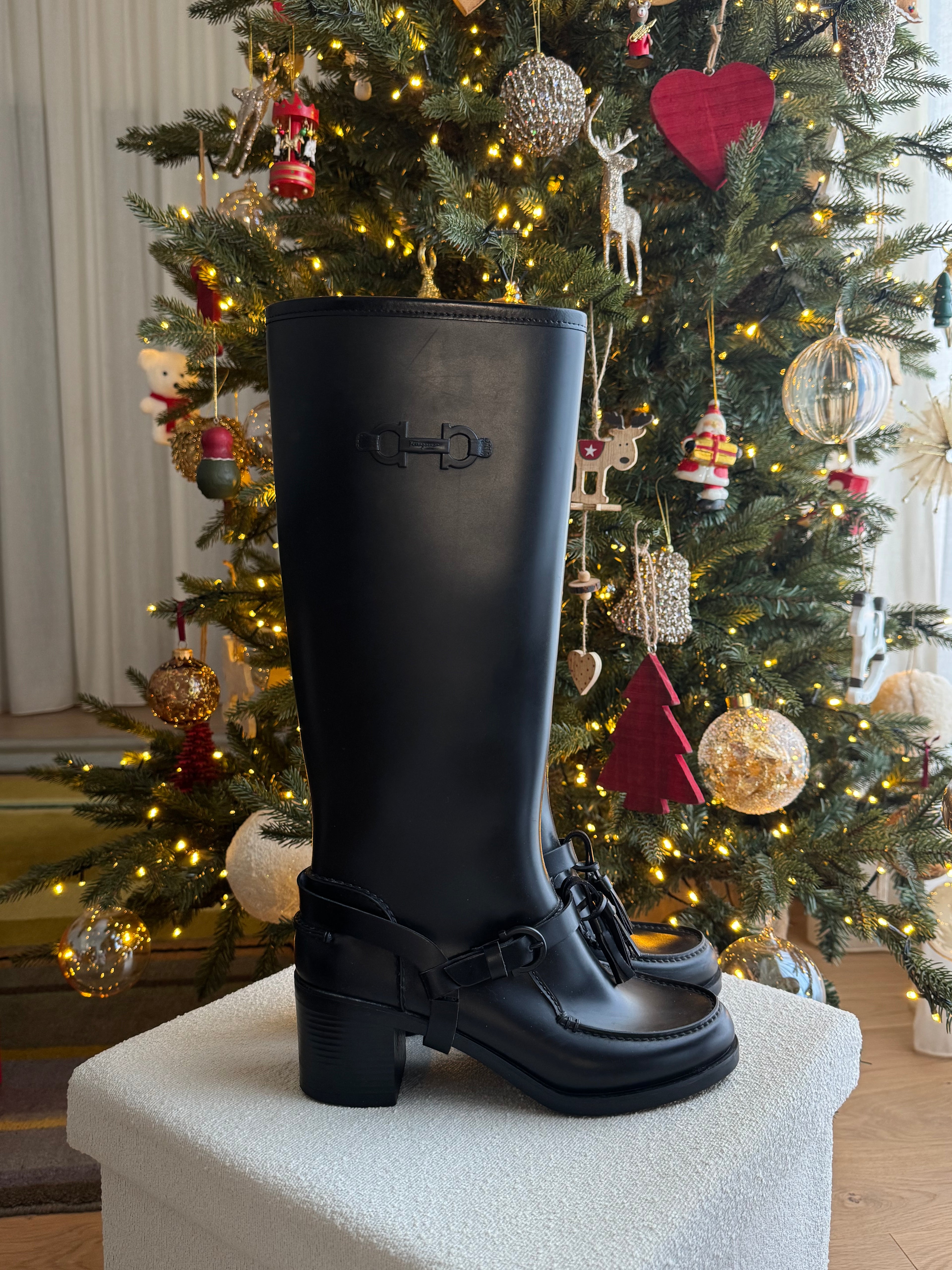 Ferragamo rain boots
