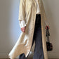 Shantung silk ivory duster