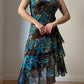 Pure viscose floral dress