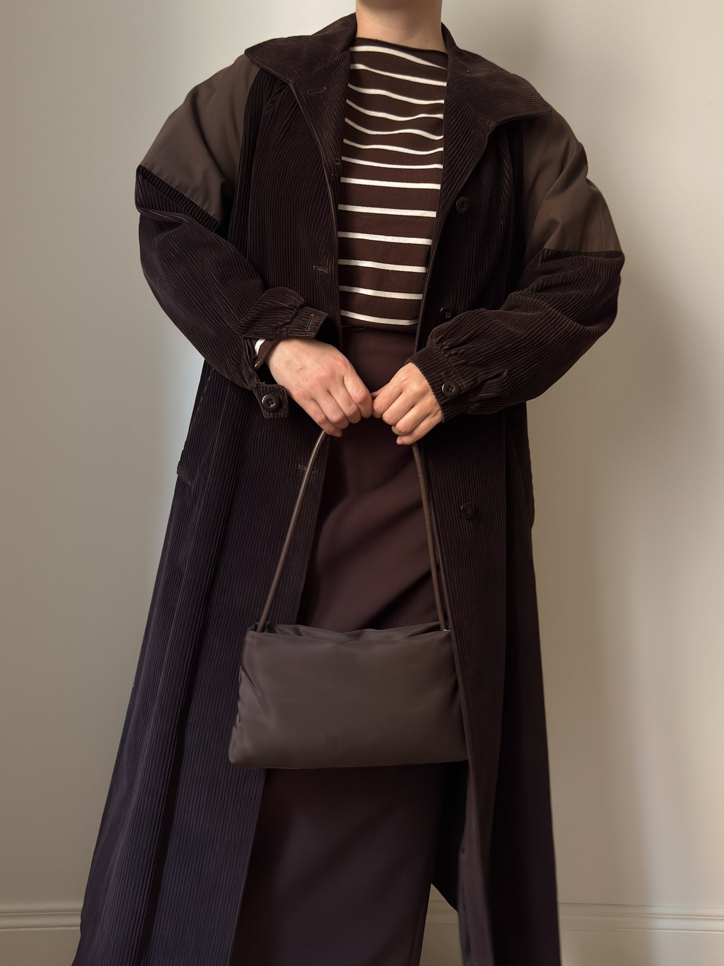 Velvet chocolate coat