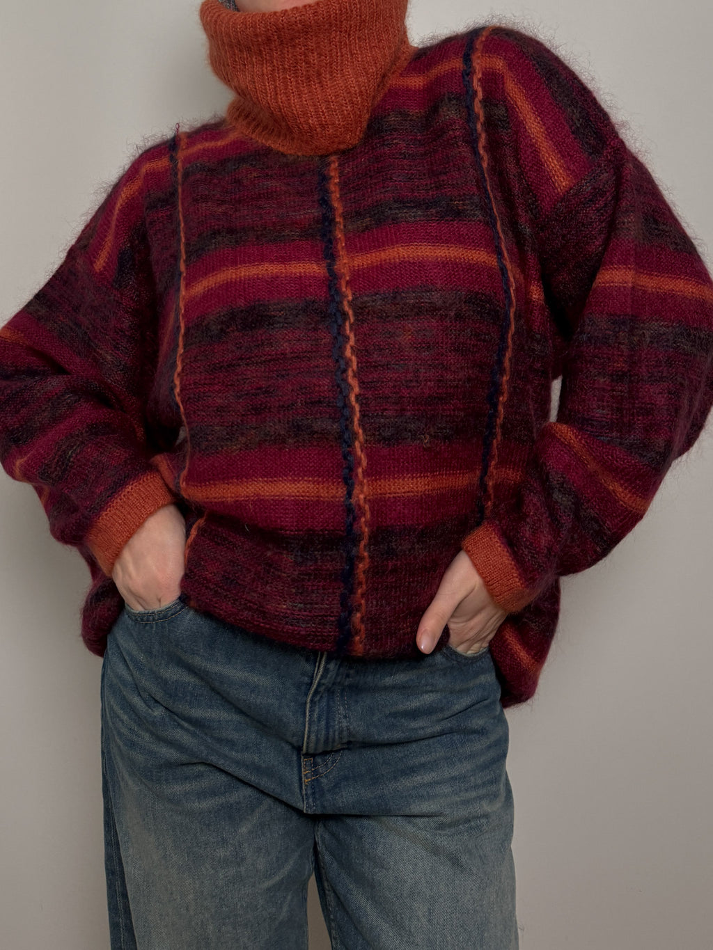 Superkid mohair and wool pull