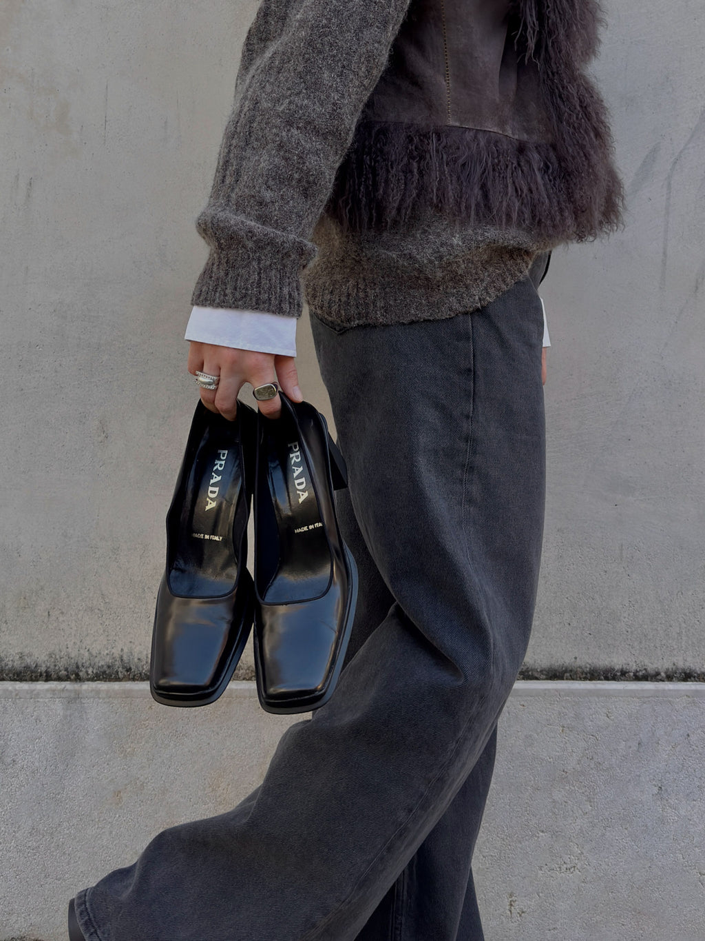 Prada genuin leather shoes