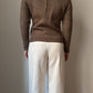 Wool brown cardigan