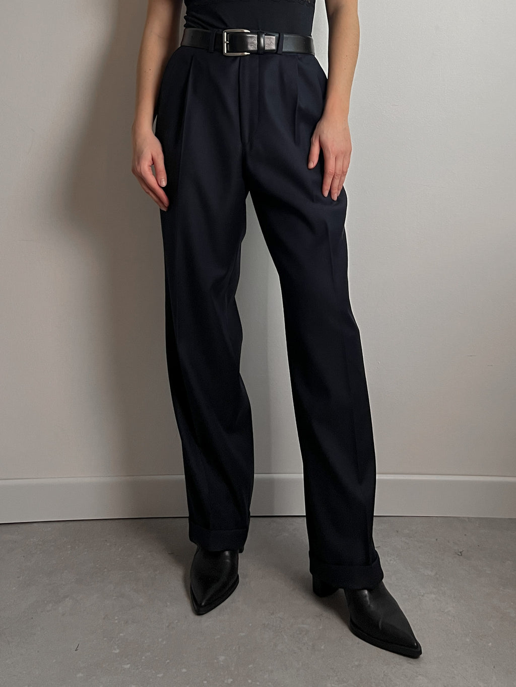 Pure virgin wool blue suit