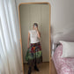 Flounced colorfull skirt