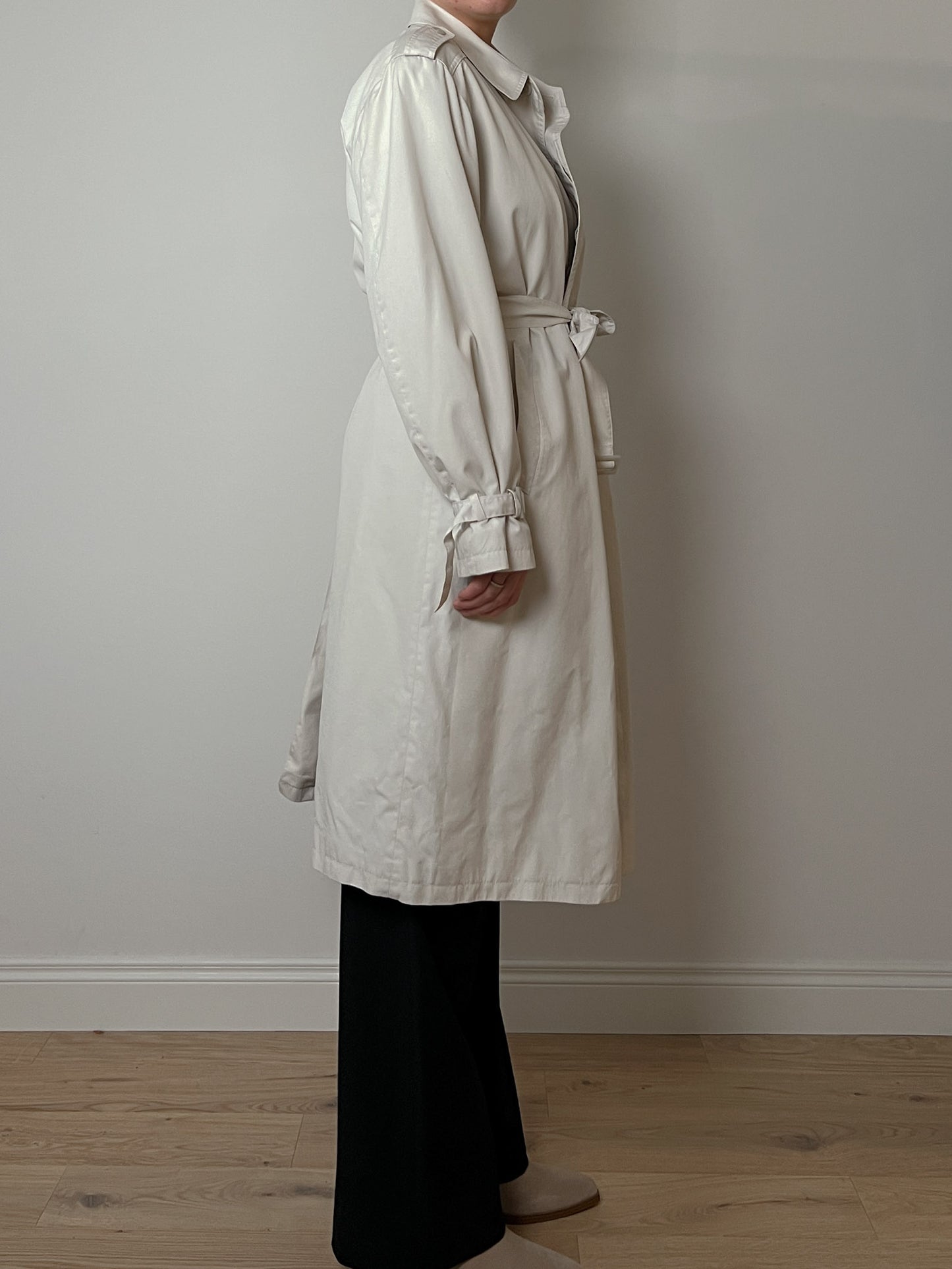 Classic ice trench coat