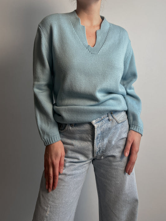 Merinos wool azure sweater