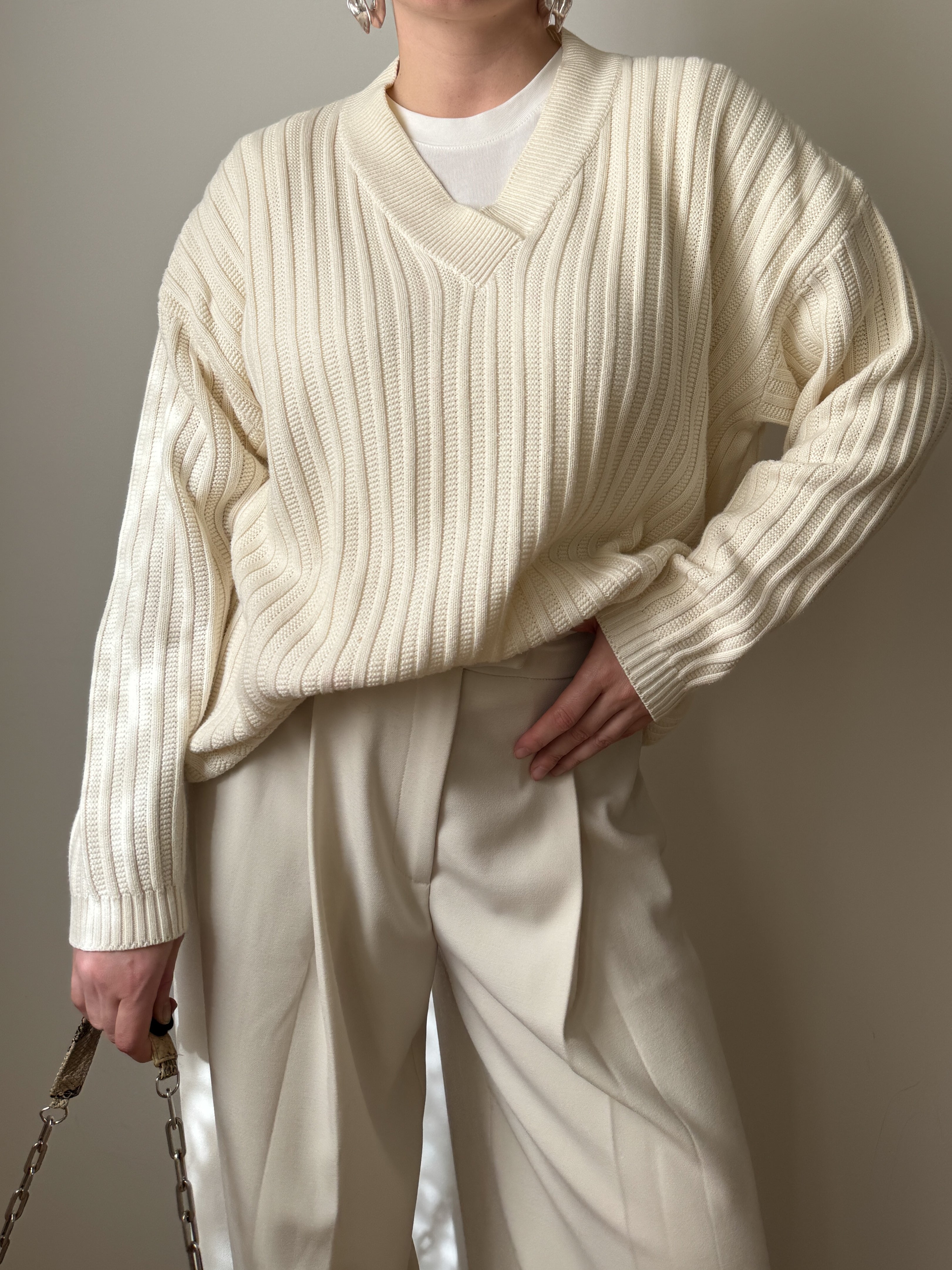 Pure cotton ivory pull