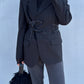 Brando grey pinstriped wool (Vittorio Lorini)