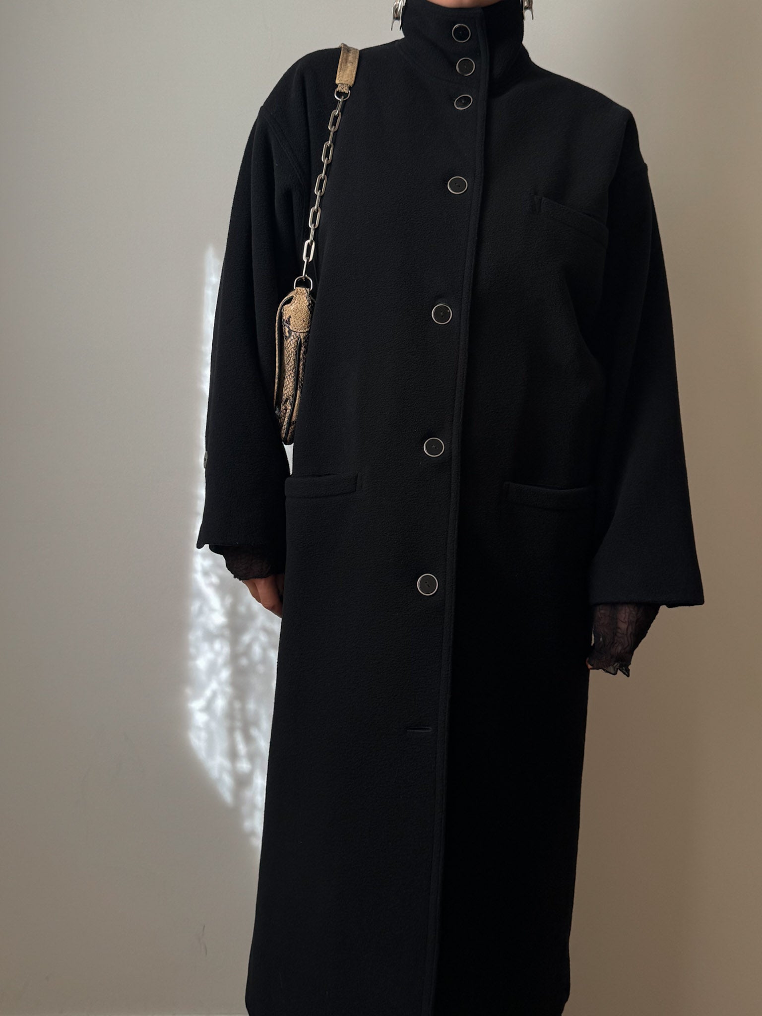 Gianni Versace wool and cashmere coat