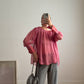 Pure silk mauve blouse