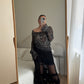 Pure silk printed blouse