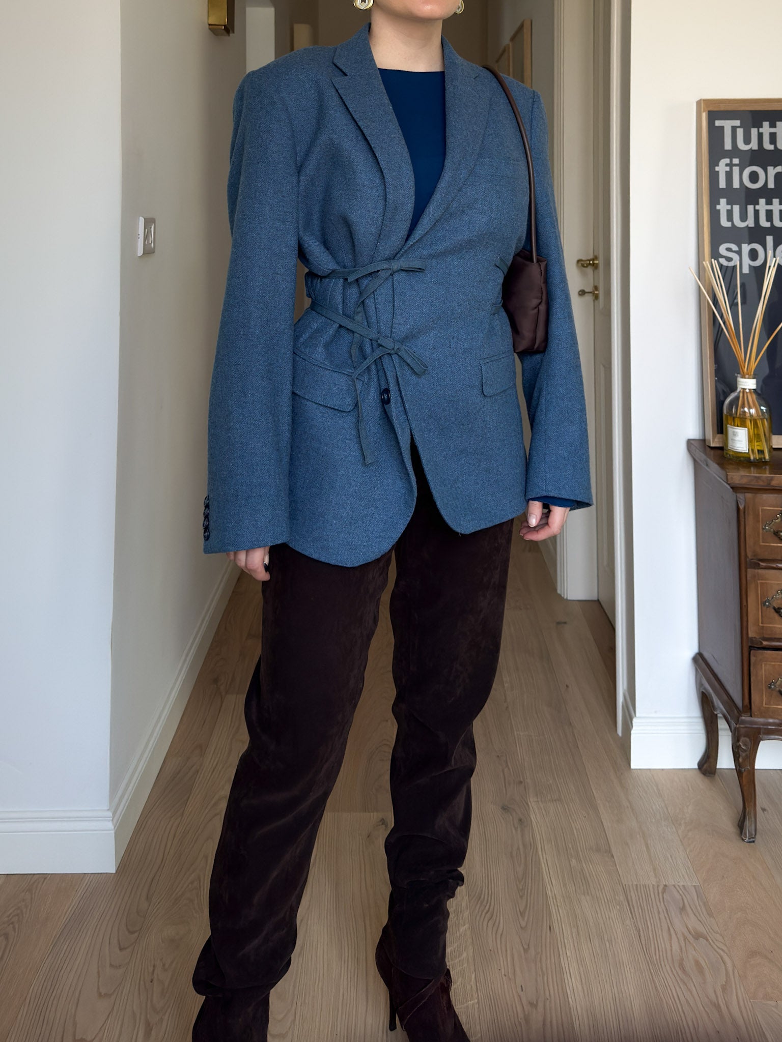 Brando light blue wool