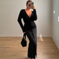 Viscose black cardigan