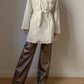 Made in Italy ivory trench