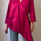 Pure silk cyclamen blouse