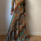 Pure silk long dress