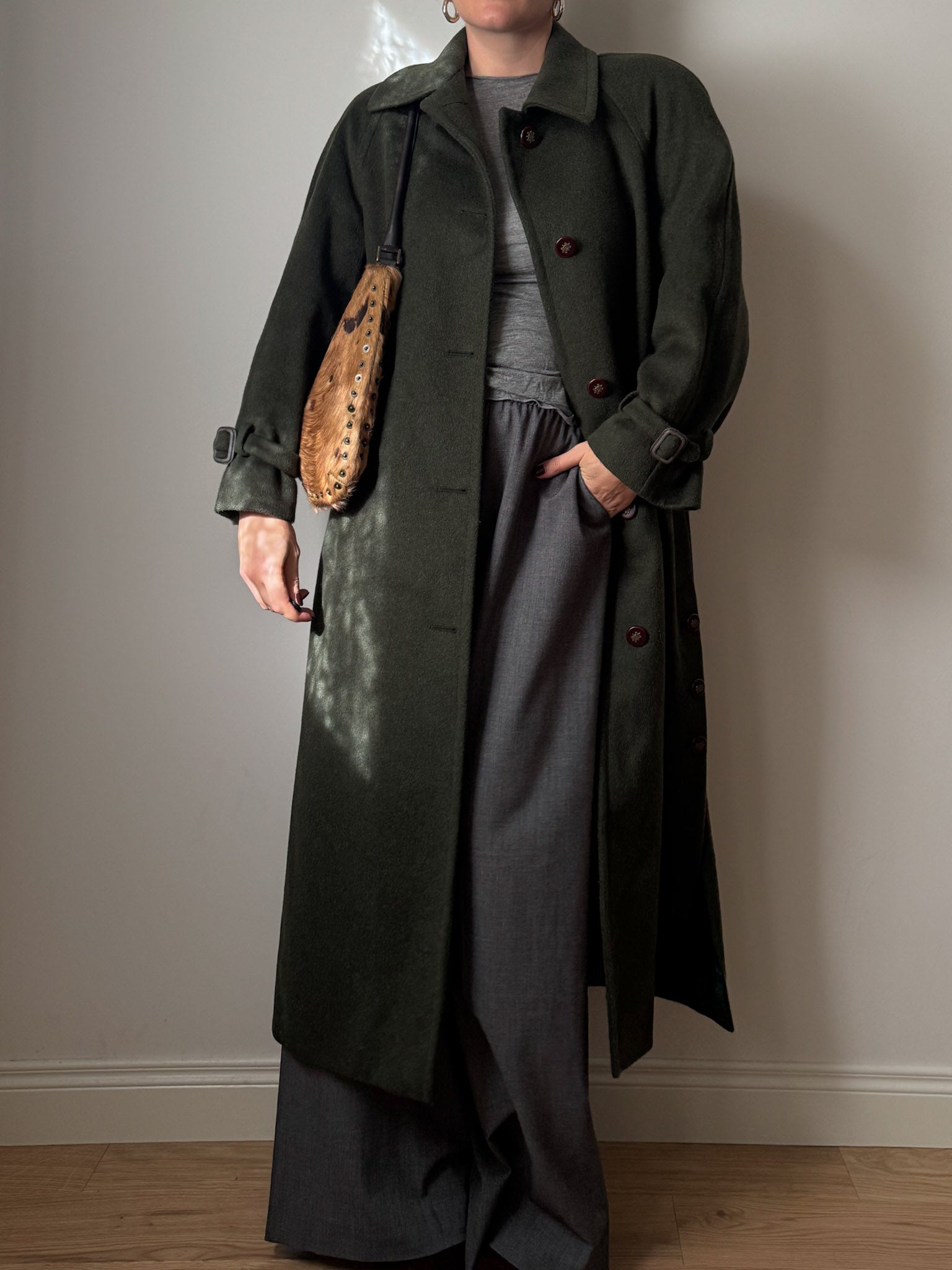 Classic Loden green coat
