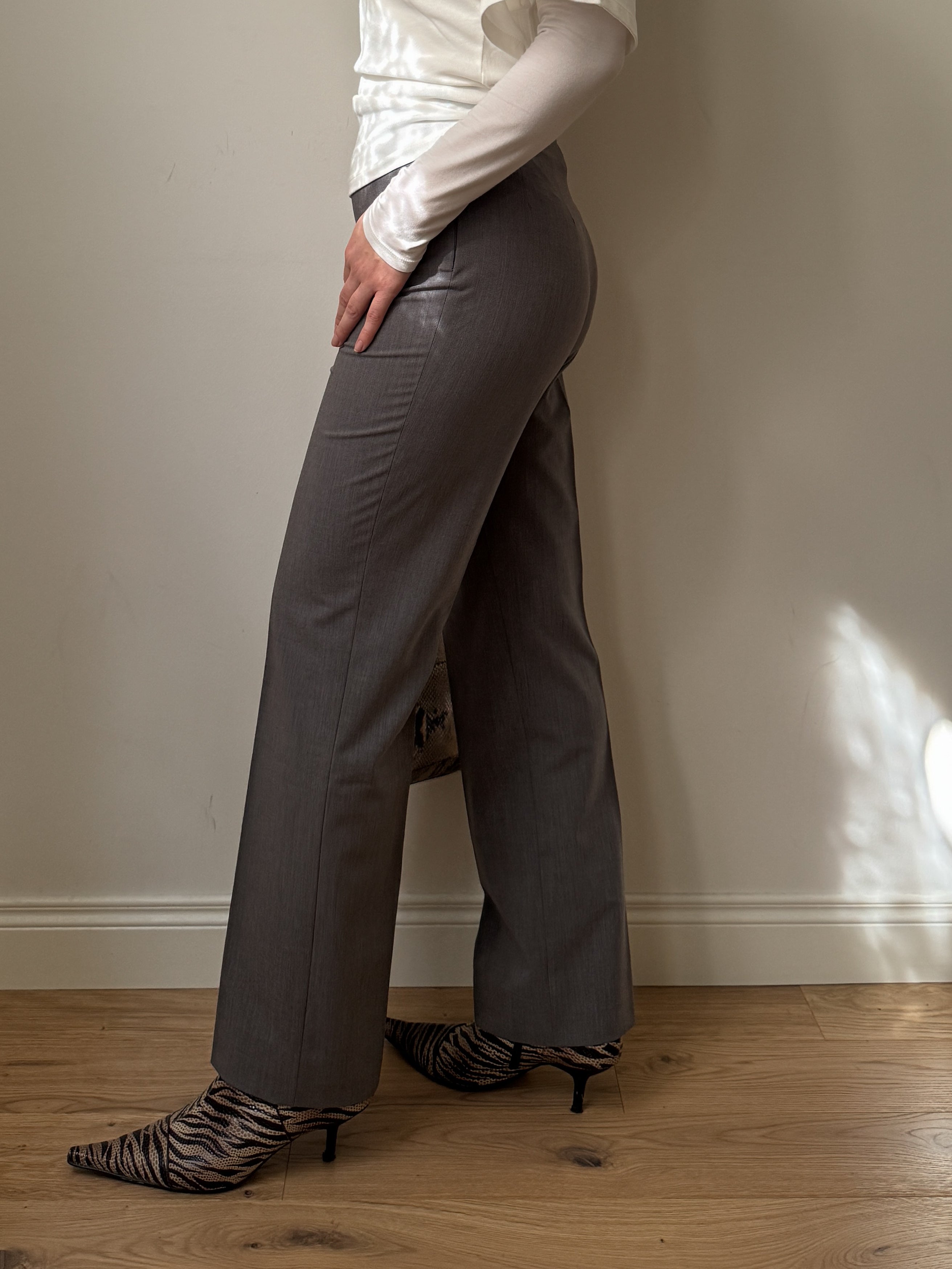 Viscose grey pants