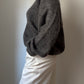 Pure wool grey cardigan