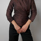 Pure silk brown blouse