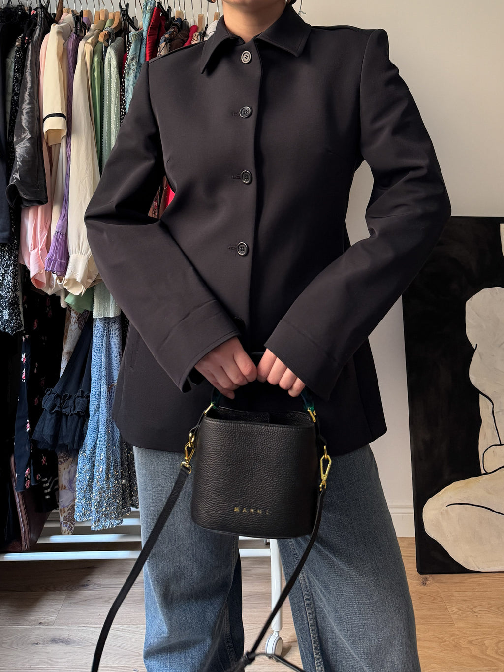 Made in Italy dark blue jacket