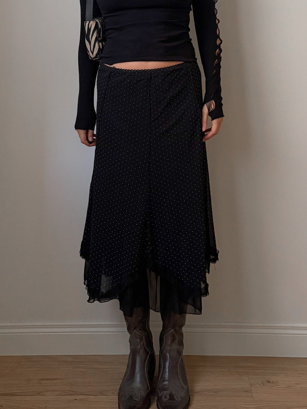 Stretch pois skirt