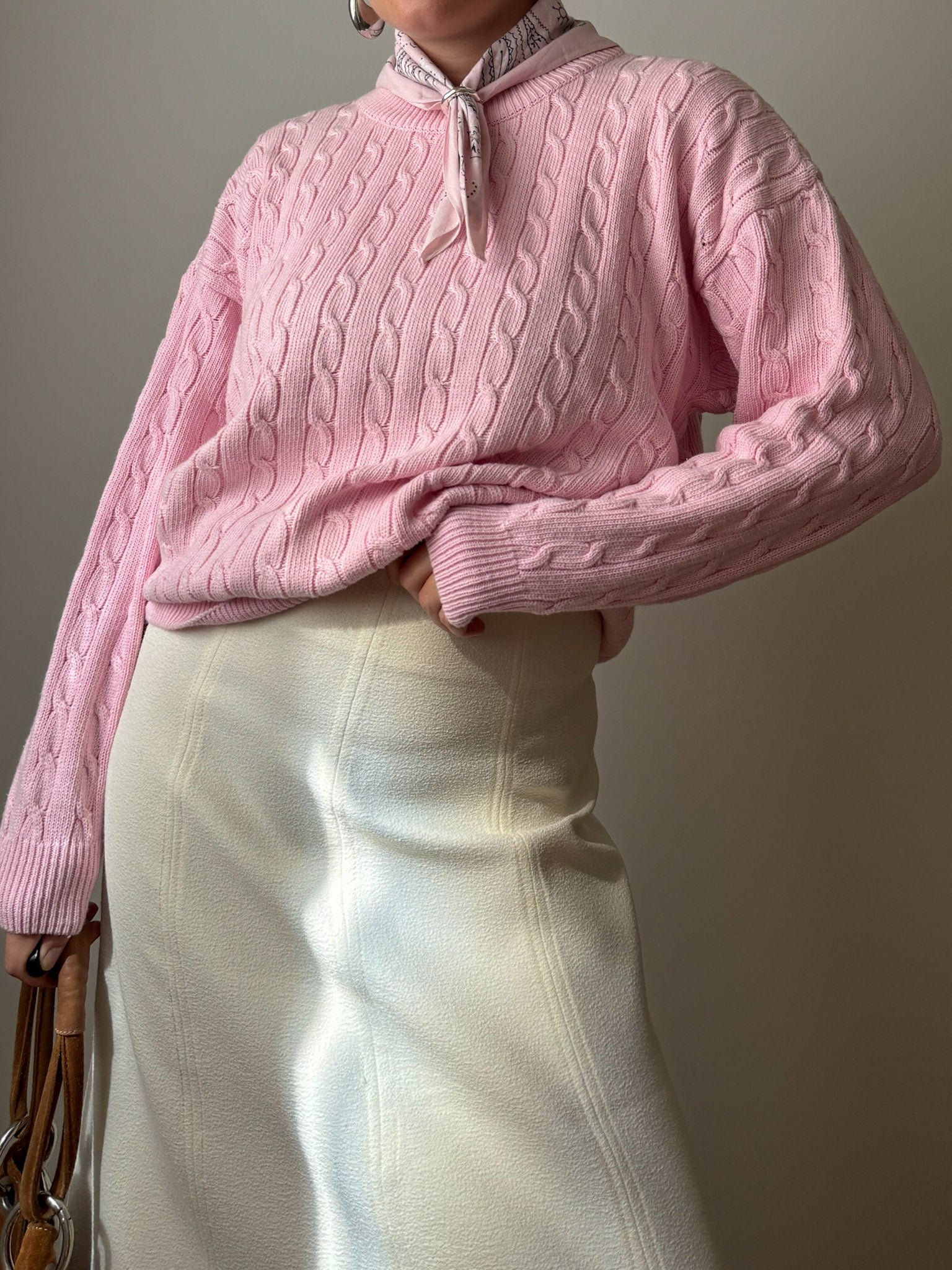 Pure cotton pink pull