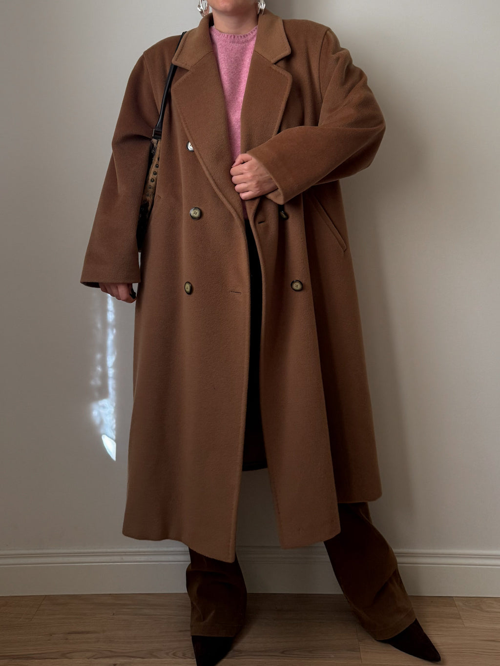 Piacenza pure wool  camel coat