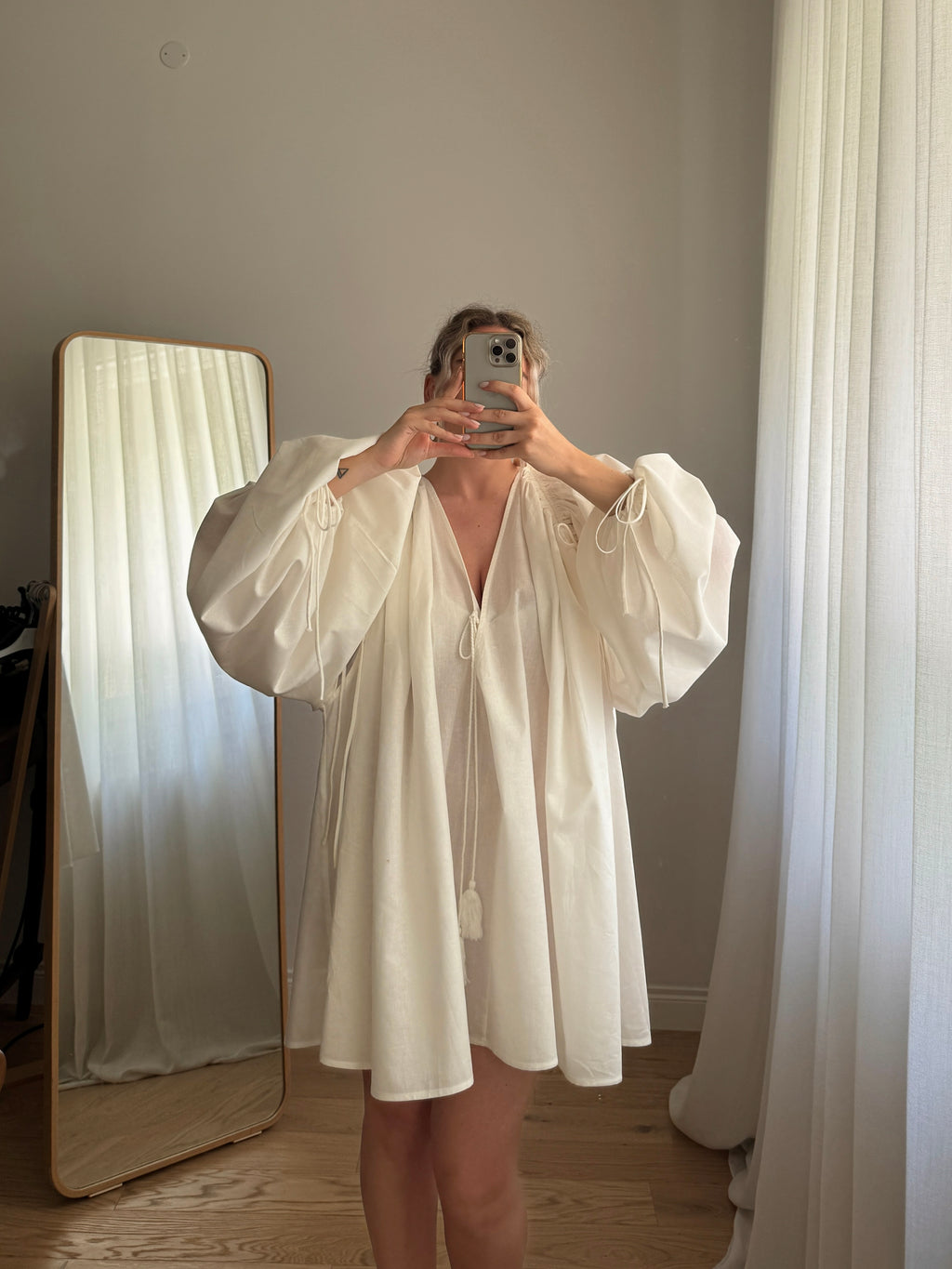 Abito in puro cotone - Bianco