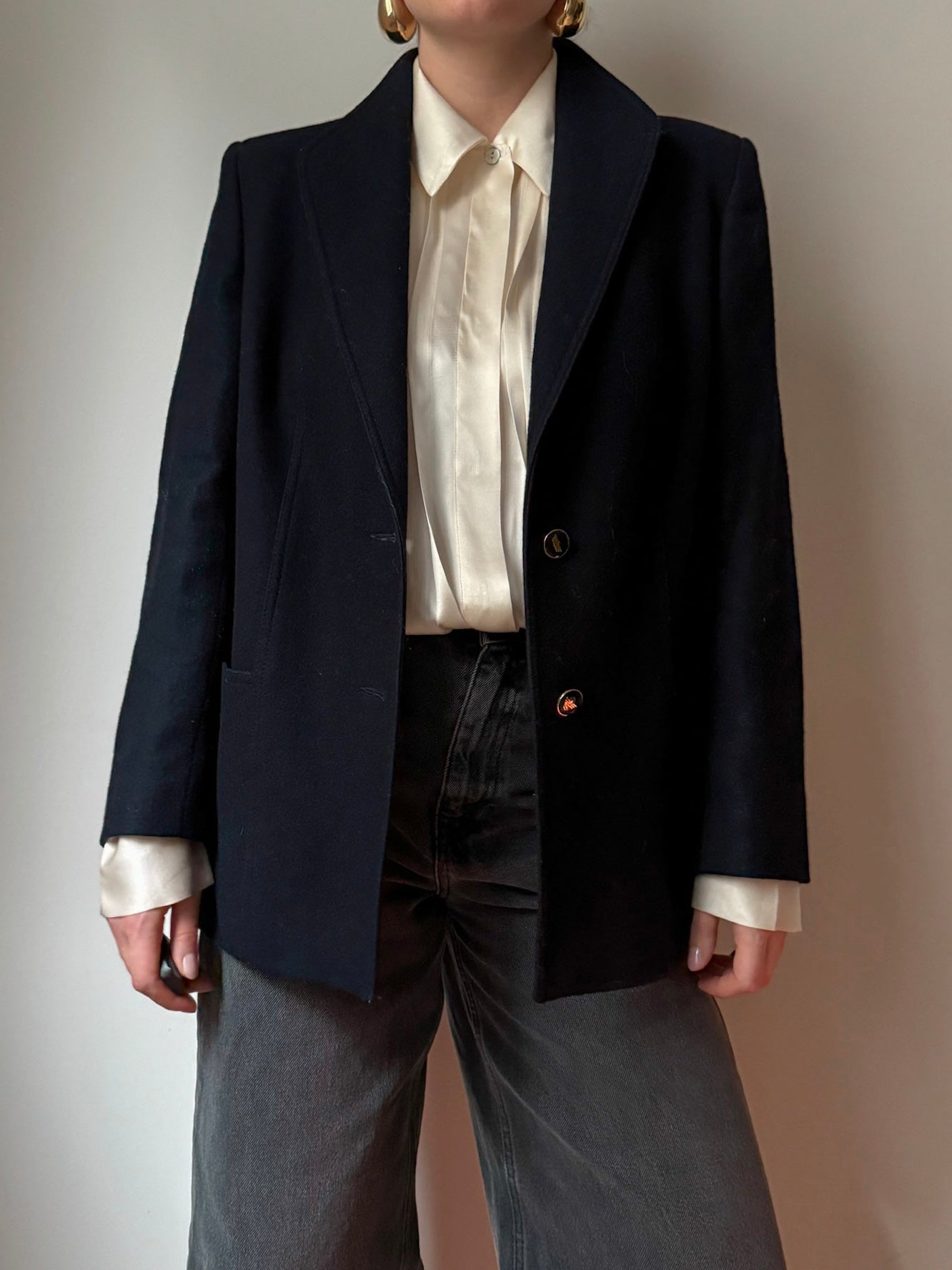 Elena Mirò wool blue blazer