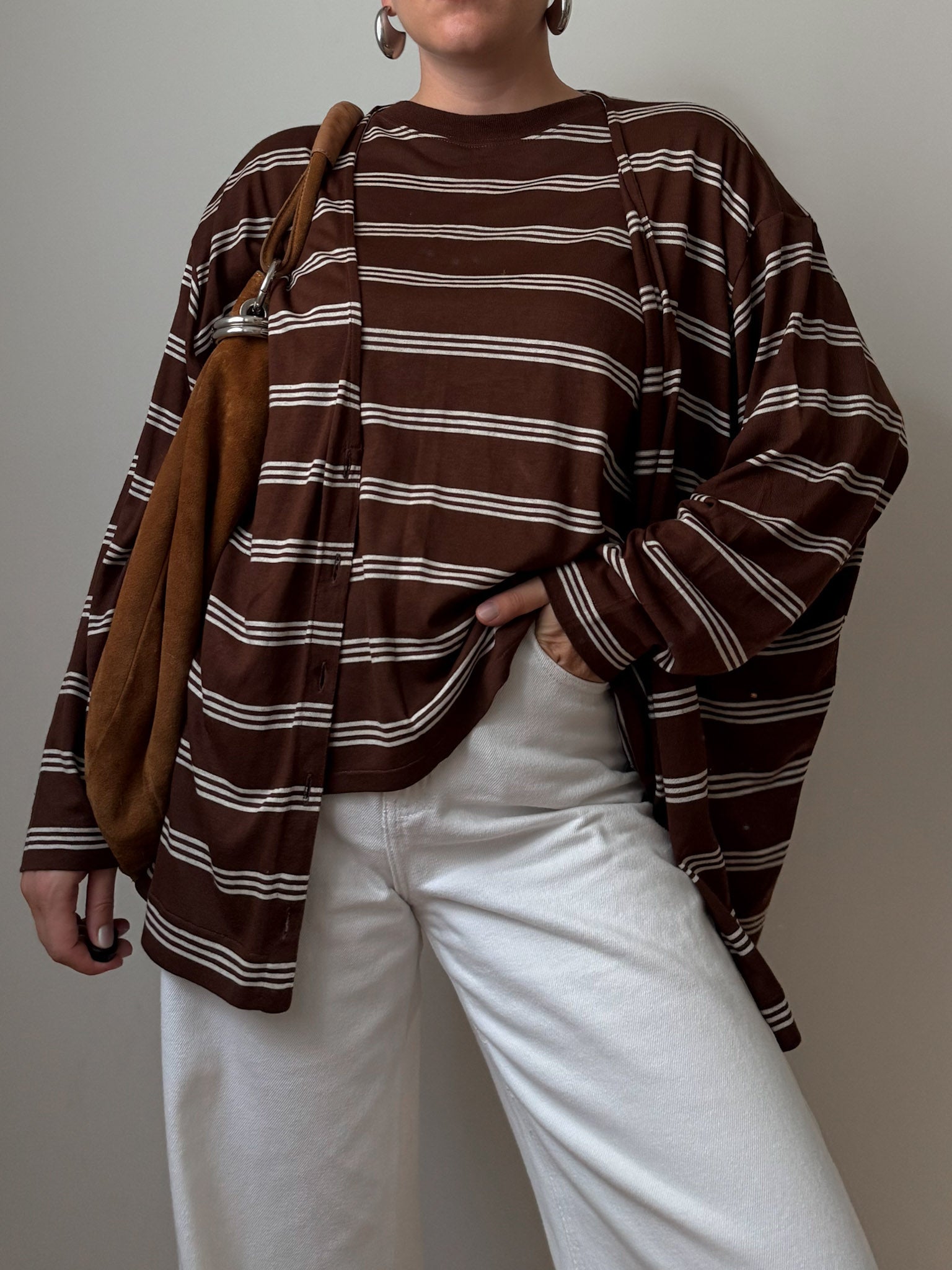 Benetton brown striped set